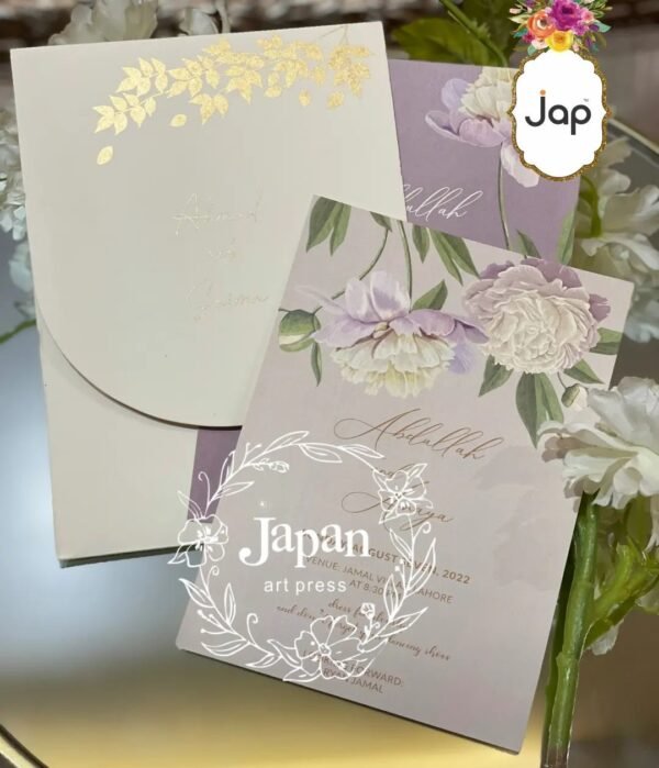 Floral Invitation, Japan Art Press, Custom Wedding Cards Online, wedding theme, Wedding Wording, invitation maker, RSVP Cards, Royal Wedding Cards, Scroll Invitations, Pakistani Wedding Cards, wedding cards templates, wedding ceremony, Shadi cards, wedding invites, Written Word Calligraphy, ‎Wax Seal.